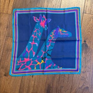 Louis Vuitton Giraffe Silk Scarf